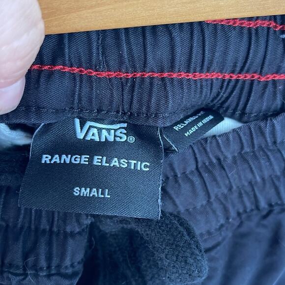 VANS Range Elastic elastic waist pull on drawstring loose fit chino pants sz S - Picture 5 of 7